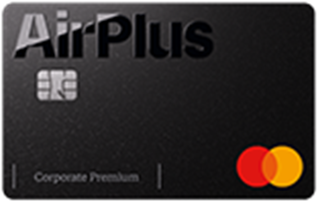 AirPlus Corporate Premium card in black.