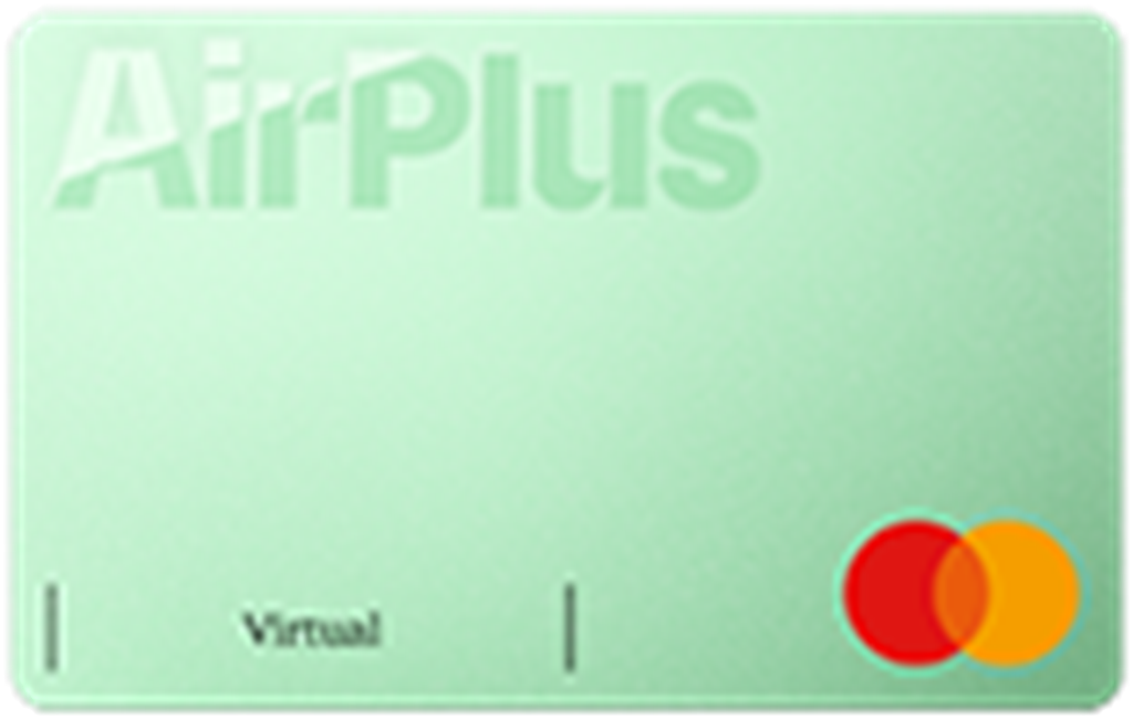 Green AirPlus virtual card.